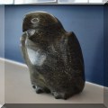 A02. Inuit soapstone carving. 